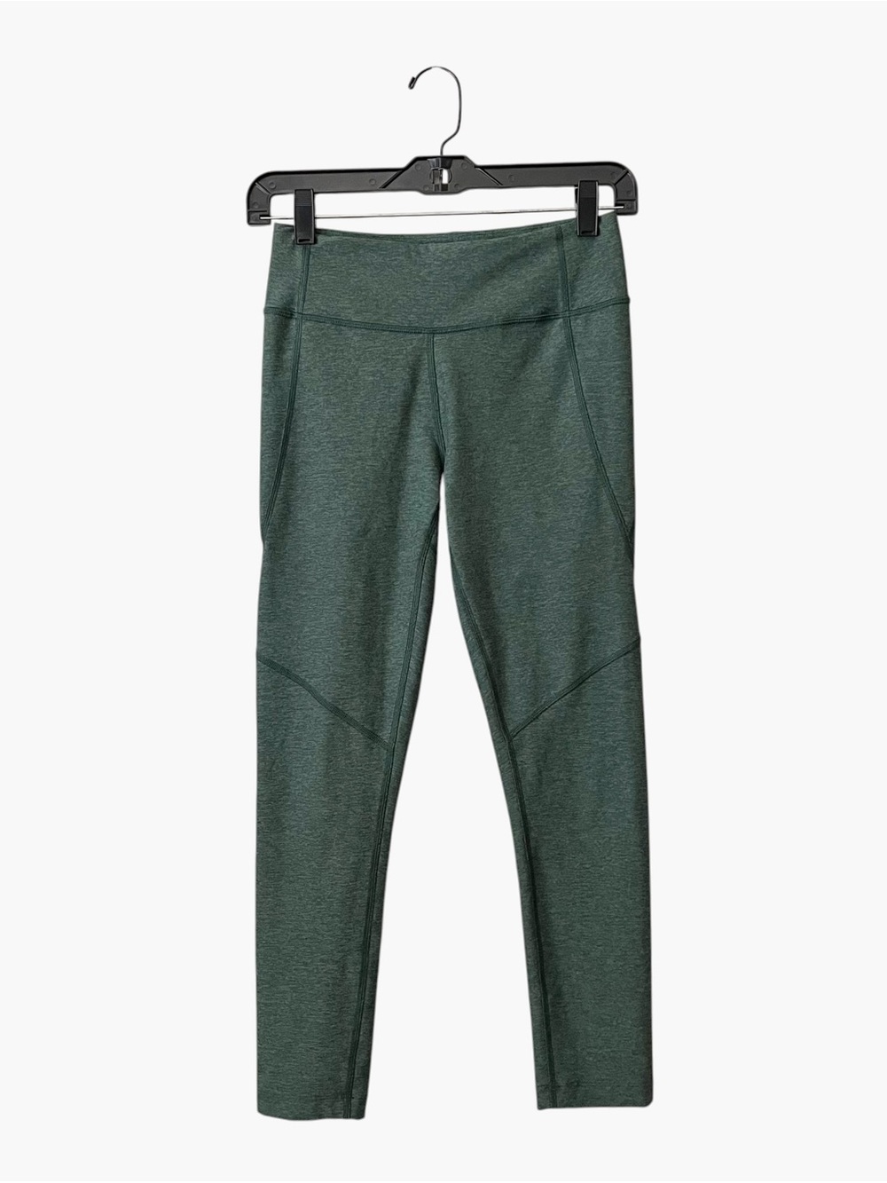Outdoor Voices Leggings Women's Size S 7/8 Green Waist Pocket Yoga Ahtleisure